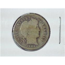 1902 Barber Dime