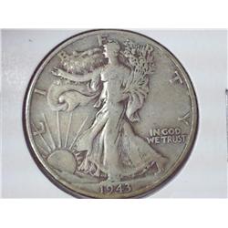 1943 Walking Liberty Half Dollar