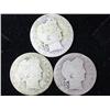 Image 1 : 3 Assorted Barber Quarters