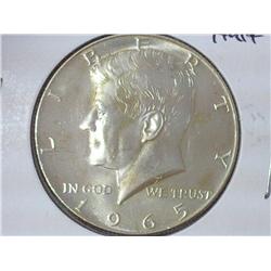 1965 Kennedy Half Dollar (UNC) 40% Silver