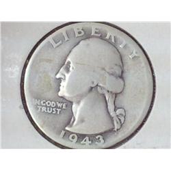 1943-D Washington Silver Quarter