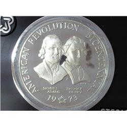 1973 American Revolution Bicentennial .925 Medal