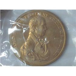 James Monroe Bronze Token