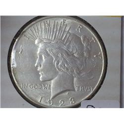 1923-D Peace Silver Dollar (UNC)