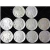 Image 1 : 10 Assorted 1920's Buffalo Nickels