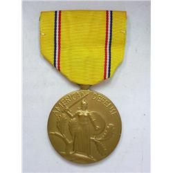 American Defense Medal With Ribbon