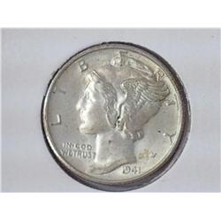 1941-S Mercury Dime (UNC)