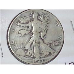 1942 Walking Liberty Half Dollar