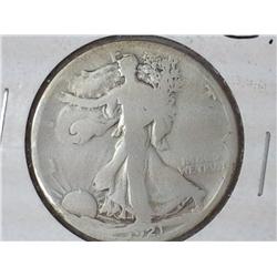 1921-D Walking Liberty Half Dollar (Key Date)