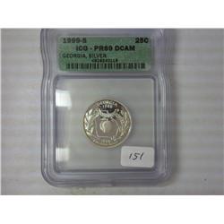 1999-S Georgia Quarter ICG PR69DCAM Silver