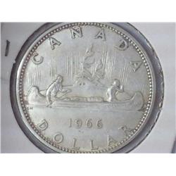 1966 Canada Silver Dollar