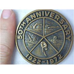 1922-1972 50th Anniversary College Swimming Coach