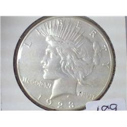 1923-S Peace Silver Dollar