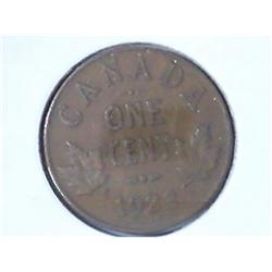 1923 Canada One Cent (Key Date)