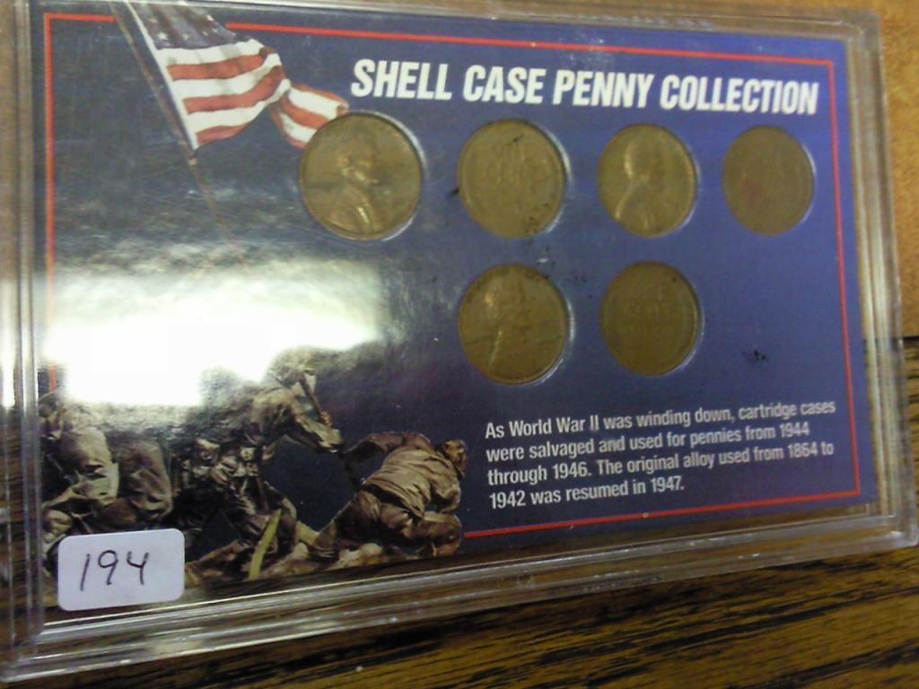 Shell Case Penny Collection