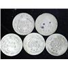 Image 2 : 5 Assorted Barber Dimes