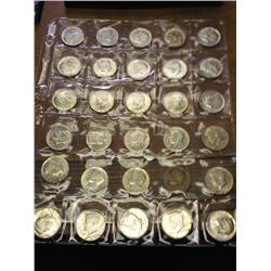 30 1966-67 Kennedy Half Dollars 40% Silver