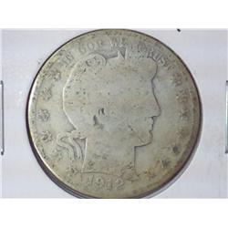 1912-D Barber Half Dollar