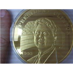 16 Troy Ounces .999 Pure Silver (Clinton Round)