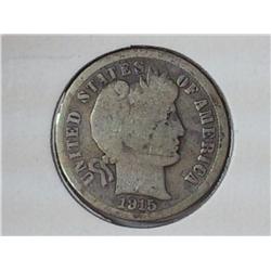 1915 Barber Dime