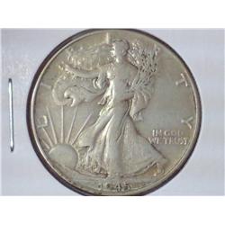 1945 Walking Liberty Half Dollar