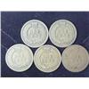 Image 2 : 5 Assorted Indian Head Cents