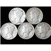 Image 1 : 5 Assorted Mercury Dimes
