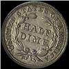 Image 2 : 1853 Arrows Seated Liberty Half Dime UNCIRCULATED