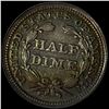 Image 2 : 1853 Arrows Seated Liberty Half Dime UNCIRCULATED