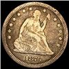 Image 1 : 1876-CC Seated Liberty Quarter ABOUT UNCIRCULATED