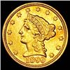Image 1 : 1890 $2.50 Gold Quarter Eagle UNCIRCULATED