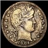 Image 1 : 1904 Barber Quarter CLOSELY UNCIRCULATED