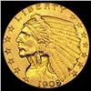 Image 1 : 1908 $2.50 Gold Quarter Eagle NEARLY UNCIRCULATED