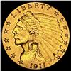 Image 1 : 1911 $2.50 Gold Quarter Eagle UNCIRCULATED