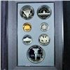 Image 2 : 1989 US Prestige Set / 7 Coins w/ Cert - GEM BU