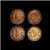 Image 2 : (4) Indian Head Cents ABOUT UNCIRCULATED