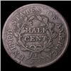 Image 2 : 1804 Draped Bust Half Cent ABOUT UNCIRCULATED