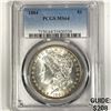 Image 1 : 1884 Morgan Silver Dollar PCGS-MS64
