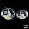 Image 1 : 1986 (2) US Liberty Coins w/ Cert - GEM BU