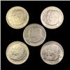 Image 1 : (5) Monroe Half Dollars CLOSELY UNCIRCULATED