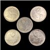 Image 2 : (5) Monroe Half Dollars CLOSELY UNCIRCULATED