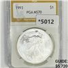Image 1 : 1993 Silver Eagle PGA - MS70