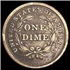 Image 2 : 1857 No Stars Seated Liberty Dime LIGHTLY CIRC