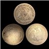 Image 2 : (3) Seated Liberty Half Dollars NICELY CIRCULATED