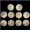 Image 2 : 1923 S & D (10) Peace Dollars UNCIRCULATED