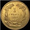 Image 2 : 1862 Ty 3 Rare Gold Dollar UNCIRCULATED