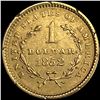 Image 2 : 1852 Rare Gold Dollar CLOSELY UNCIRCULATED