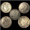 Image 1 : (5) Morgan Dollars LIGHTLY CIRCULATED