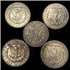 Image 2 : (5) Morgan Dollars LIGHTLY CIRCULATED