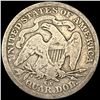 Image 2 : 1877-CC Seated Liberty Quarter NICELY CIRCULATED